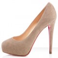 Christian Louboutin Miss Clichy 140mm Pumps Taupe