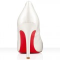 Christian Louboutin Love Me 100mm Special Occasion Off White