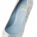 Christian Louboutin Very Riche 120mm Special Occasion Silver