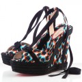 Christian Louboutin Isabelle 140mm Wedges Blue