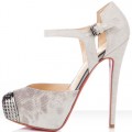Christian Louboutin Boulima Exclusive D'orsay 120mm Sandals Stone