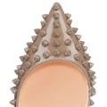 Christian Louboutin Pigalle Spikes 120mm Pumps Taupe