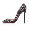 Christian Louboutin Pigalle Spikes 120mm Pumps Black