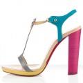 Christian Louboutin Sylvieta 120mm Sandals Hot Pink/Gold